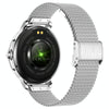 CF96 1.2 inch Waterproof Smart Steel Strap Wristband Support Heart Rate Monitoring / Blood Pressure Monitoring(Silver)