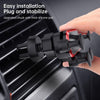 HAMTOD Little One Car Gravity Invisible Telescopic Mobile Phone Mount Holder (Black)