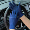 Outdoor Bicycle Riding Fishing Gloves Thin Breathable Anti-UV Sports Ice Silk Gloves, Style: Men 2 Fingers Black