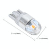 2 PCS T10 2W 2 SMD-3030 LED Car Clearance Lights Lamp, DC 12V (Yellow Light)