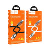 hoco U136 USB to 8 Pin Prize Charging Data Cable, Length:1.2m(White)