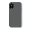 For iPhone X / XS Skin Feeling Jelly Series TPU + PC Full Coverage Phone Case(Black)