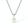 OPK GX2409 Glass Bead Pendant Simple Necklace