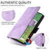 For Samsung Galaxy A36 5G / A56 5G Embossed Rhombus Starry Leather Phone Case(Purple)