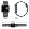 K6 1.8 inch IP67 Waterproof Smart Watch, Support Heart Rate / Sleep Monitoring(Grey)