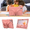 For Lenovo Tab M10 Plus TB-X606F 10.3 Butterfly Bracket EVA Shockproof Tablet Case(Pink Orange)