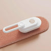 Electric Pet Grooming Brush with Spray - White