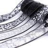 5m Halloween Decoration Gold-stamped Cartoon DIY Bow Ribbon(Silver Pumpkin Spider Web)