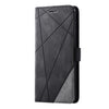 For Samsung Galaxy S10 Plus Skin Feel Splicing Horizontal Flip Leather Case with Holder & Card Slots & Wallet & Photo Frame(Black)