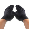 Single Sponge Wipe Black Hair Styling Gloves(Double-Sided)
