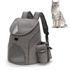 Go Out Portable Foldable Pet Cat and Dog Carry Backpack, Size:S (Gray)