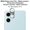 For Sony Xperia 10 VI IMAK Rear Camera Lens Glass Film Black Version