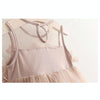 Summer Girls Mesh Lace Vest Dress Princess Dress(Pink)