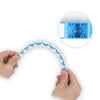5 PCS 24-segment Mini Magic Ruler Foldable and Deformed Magic Ruler(Blue White)