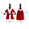 Christmas Red Wine Bottle Cover Wine Bottle Decoration Creative Wine Bag(Dress)