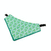 Waterproof Dog Scarf XL Green Triangle Bib - Absorbent & Adjustable