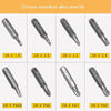 8 In 1 Screwdriver Aluminum Alloy Combination Disassembly Pen Repair Screwdriver(Silver)