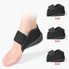 1 Pair Heel Protective Cover Shock Absorption Comfortable Booster, Size: L (41-45) 2cm(Black)