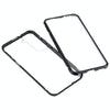 For Samsung Galaxy S22 5G HD Magnetic Metal Tempered Glass Phone Case(Black)