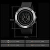 SKMEI 1426 Multifunctional Outdoor Fashion Noctilucent Waterproof Black Machine Rubber Ring Digital Watch (Army Green)