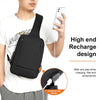 OUMANTU 903 Oxford Cloth Chest Bag Business Casual One-shoulder Crossbody Bag(Black)