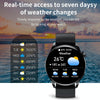 GW69 Smart Watch, Support BT Call / Heart Rate / Blood Pressure / Blood Oxygen(Sliver + Leather Strap Brown)