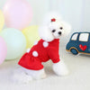 Red Dog Skirt, Small, Warm Fleece, Bichon, Pomeranian