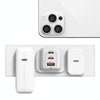 USAMS US-CC196 65W ACC Three Ports GaN Charger, UK Plug(White)