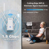 Wavlink AERIAL D4X AX1800Mbps Dual Frequency WiFi Signal Amplifier WiFi6 Extender(EU Plug)