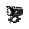 S8 Motorcycle Rearview Mirror LED Strobe Spotlight(Black)