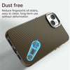 For iPhone 14 Carbon Fiber Series IMD Phone Case(Brown)