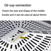 F025 Stainless Steel Plastic Range Hood Oil Cup Oil Receiver