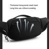 WEPOWER Men Crossbody Bag Multi-Functional Sports Waist Bag Outdoor Small Shoulder Bag(Black)