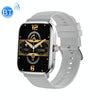 Ochstin 5HK20 1.85 inch Round Screen Silicone Strap Smart Watch with Bluetooth Call Function(Silver)