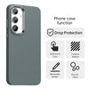 For Samsung Galaxy S24 FE 5G Carbon Fiber Series IMD Phone Case(Grey)
