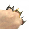 Self Defence Ring Stainless Steel Silver - Personal Safety Tool