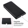 For Samsung Galaxy S25+ 5G Magnetic Vertical Flip Leather Phone Case(Black)