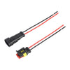 10pcs 2P Car Waterproof Plug Car Connector Plug-In, Length10cm