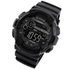 SKMEI 1243 Men Sports Watch Outdoor Waterproof Digital Watch(Black)