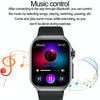 ET585 2.04 inch Silicone Strap IP68 Waterproof Smart Watch, Support ECG / Blood Composition Measurement(Black)