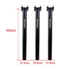 FMFXTR Bicycle Extended Saddle Seat Tube Double Nail Straight Tube, Specification: 31.6mm(Black)