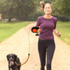 Retractable Dog Leash 8m, Orange, Reflective, For Dogs Up To 30kg