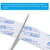 Mileqi EVA Shock-Absorbing Sound-Insulating Sealing Single-Sided Foam Tape, Thickness: 2mm White(3cm x 5m)