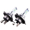 2 PCS H4 72W 1000LM 6000-6500K Super Bright White Light Car Fog LED Bulbs, DC 12-24V (Ice Blue Light)