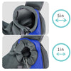 Breathable Pet Carrier Bag, Large Blue, for Cats & Small Dogs (7.5kg)