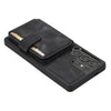 For Samsung Galaxy S25 Ultra 5G Skin Feel Dream RFID Anti-theft PU Card Bag Phone Case(Black)