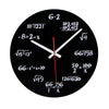 Creative Acrylic Living Room Decorative Mathematical Formula Wall Clock