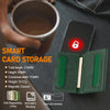 LC.IMEEKE 5-Cards MagSafe RFID Leather Card Bag(Green)