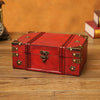 Antique Distressed Cosmetic Storage Box Dressing Table Props For Shooting ScenesSpecification 6281-01