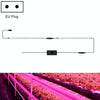 LED Plant Lamp Household Full Spectral Filling Hard Lamp Strip, Style: 30cm 2 Head(Pink Light EU Plug)